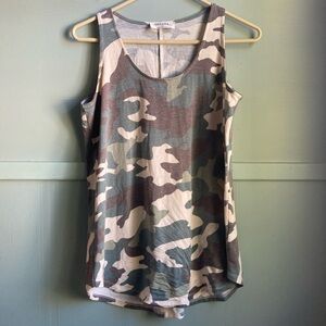 Zenana Outfitters Camouflage Tank Top